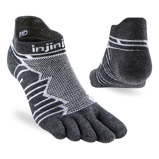Injinji Ultra Run Midweight Merino Wool No Show