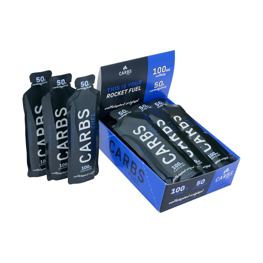 Carbs Fuel Energy Gel Caffeinated