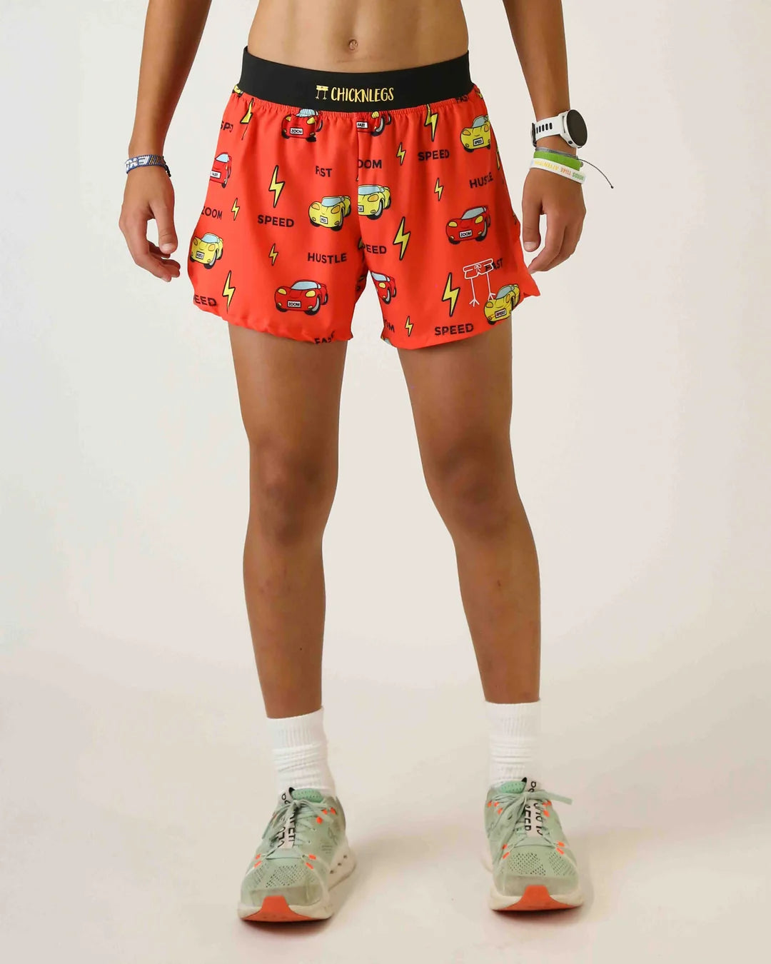Chicknlegs -  Men's 4" Half Split Shorts